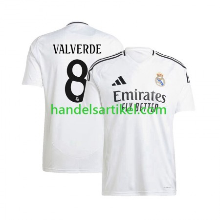 Real Madrid Federico Valverde 8 Heim Trikotsatz 2024/25 Kurzarm